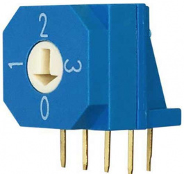 RND 210-00130, PCB coding switch BCD 4+1, RND Components