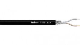 C128 L.S.Z.H. [100 м], Audio cable&nbsp;&nbsp; 2 x0.35 mm2 black, Tasker