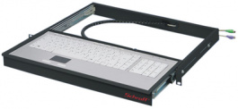 60118-344, 19" drawer with keyboard (touchpad) 1 HE, Schroff