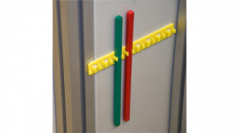 90893, 480/600 Volt Breaker Blocker Bars;Green;Fiberglass Reinforced Nylon, Brady