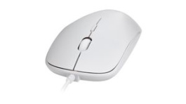 MU200-WHT, Wired Mouse 1600dpi Optical White, V7