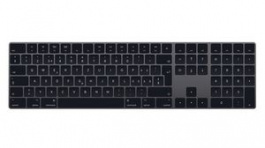 MRMH2SM/A, Rechargeable Magic Keyboard with Numpad CH Switzerland/QWERTZ Lightning Dark Gre, Apple