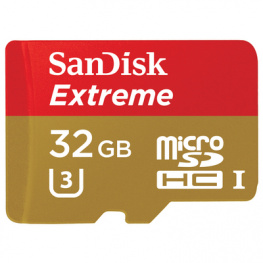 SDSDQXL-032G-GA4A, Extreme microSDHC Action Cam 32 GB, Sandisk