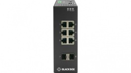 LIG1082A, 8-Port Industrial Managed Gigabit Switch +2SFP, Black Box