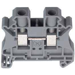 3044131, Соединитель: на рейку; Контактные группы:1; клеммы:2; серый; 57А, Phoenix Contact