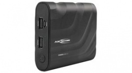 1700-0089, Powerbank 9.4 8.8Ah 3.4A 2x USB-A Socket Black, Ansmann