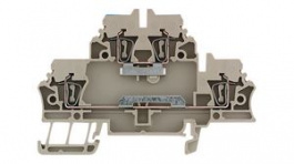 1689960000, Multi Tier Modular Terminal, 500V, 20A, 4 Poles, 2.5mm\x1a, Tension Clamp, Dark, Weidmuller