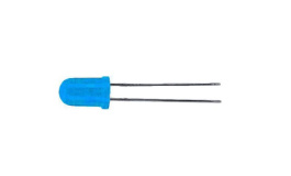 L-7113MBDL-12V, LED with resistor blue 5 mm (T13/4) 12 V, Kingbright