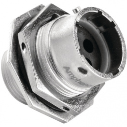 RT0714-4PNH, Jam nut receptacle 4P, Amphenol