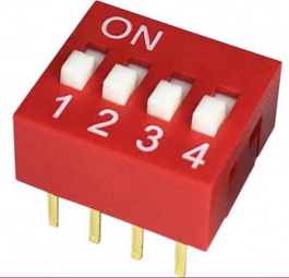 RND 210-00159, DIP switch 4P, RND Components
