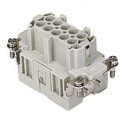 CCEF 10, CCE, 10 poles + earth, female insert, for female contacts 16A, ILME