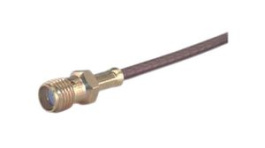 21 SMA-50-2-6/111 NH, RF Connector, SMA, Beryllium Copper, Socket, Straight, 50Ohm, Solder Terminal, Crimp Terminal, Huber+Suhner