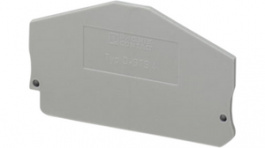 3031704, End plate, grey, Phoenix Contact