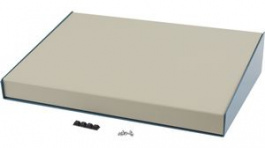 1456RL1WHBU, Sloping Console, 432 x 293 x 94 mm, Aluminium, Beige / Blue, 1456, Hammond