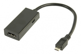 VLMP39200B2.00, Кабель USB 2.0 A - Samsung Tab с 30-контактным разъемом, длина 2m, черный 2.0 m USB Typ A-Штекер 30-Pin Dock-Штекер, Valueline