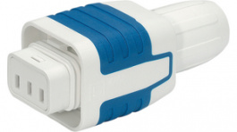 4312.0010, IEC Cable Connector S15, white, Schurter