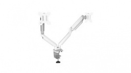 8056301, Adjustable Dual Monitor Arm with 2x USB-A 3.0, 75x75/100x100, 16kg, Fellowes