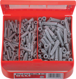 30191, Dowel plug assortment SX5/6/8, Fischerwerke