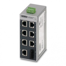 FL SWITCH SFN 7TX/FX, Industrial Ethernet Switch 7x 10/100 RJ45 1x SC (multi-mode), Phoenix Contact