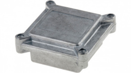 RND 455-00584, Sealed Metal Enclosure, Natural Aluminum, 96.2 x 96.2 x 45 mm, Aluminium Alloy /, RND Components