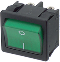 1805.6108, Rocker switch 2P 10 A 250 VAC, Marquardt