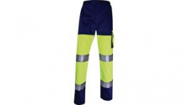 PHPA2JMXG, High Visibility Trousers Size XL Flourescent Yellow, Delta Plus