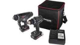 EYC2019PN32, Cordless Driver and Hammer Kit 18 V&nbsp;&nbsp;/ 3 Ah Li-Ion, Panasonic