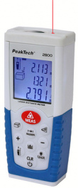 P2800, Distance Meter 0.05...50 m, PeakTech