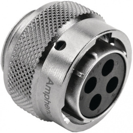 RT0614-4SNH, Cable plug RT360 Poles=4 Female Housing size14, Amphenol