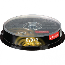 21748, DVD+R 4.7 GB Spindle of 10, Imation