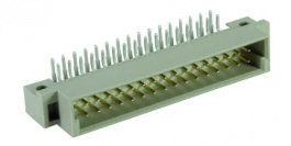 09221166931, Printed board connector/Type B/Standard/Male contacts/Half size/16 poles/Row a, Harting