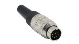 RND 205-01404, Mini Connector Plug 8 Contacts, 5A, 125V, IP67, RND Connect
