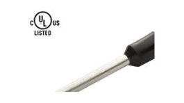 RND 465-00536 [100 шт], Bootlace ferrule 6 mm2 black 20 mm pack of 100 pieces, RND Connect