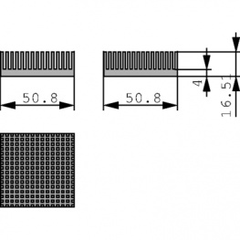 ICK PGA 20X20K, Heat sinks for socket 370, Fischer Elektronik