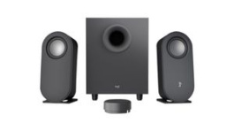 980-001348, PC Speakers, 2.1, 80W, Black, Logitech
