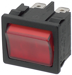 A41831G00000, Rocker switch 2P 10 A 250 VAC, Molveno
