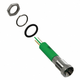 Q8R1CXXG24E, LED Indicator green 24 VDC, APEM