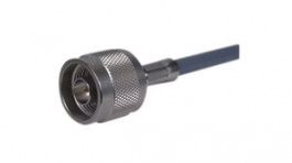 22645935, RF Connector, N-Type, Brass, Plug, Straight, 50Ohm, Crimp Terminal, Huber+Suhner