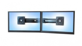 97-783, Dual Display Mounting Kit with Handle, 26", 100x100/75x75, 16.3kg, Black, Ergotron