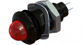 652-105-63, LED Indicator, red, 100 mcd, 12...28 VDC, Marl
