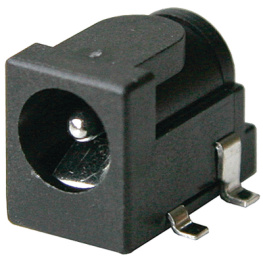 DC-10AS, Power jack, SMD 2.1 6.4 mm, Cliff
