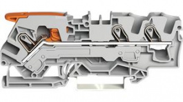 2106-1301, Feedthru Terminal, Cage Clamp, 3 Poles, 0.5 ... 10mm\x1a, Wago