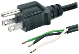 6900-171.60, Device cable USA USA Male Open 2 m, Feller Aut