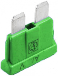 164.6185.5302, Fuse ATO 30 A 32 VDC light green, Littelfuse