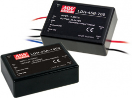LDH-45B-500W, DC/DC converter 18...32 VDC 12...86 VDC 43 W, MEAN WELL