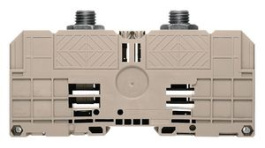 1028700000, Stud Terminal, 1kV, 520A, 2 Connections, Dark Beige, Weidmuller