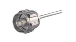 11 N-50-2-15/113 UE, RF Connector, N-Type, Brass, Plug, Straight, 50Ohm, Soldering Terminal, Huber+Suhner