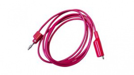 BU-P1166-48-2, Test Lead, Red, Brass/Beryllium Copper, 1.22m, MUELLER