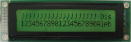 DEM 24251 SYH-PY, Dot matrix LCD display 5.55 mm 2 x 24, Display Elektronik