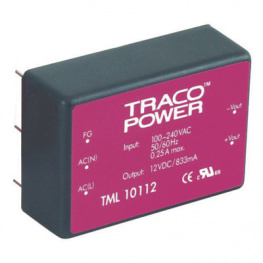 TML 10105, PCB Mount Converters 10 W 5 VDC, Traco Power